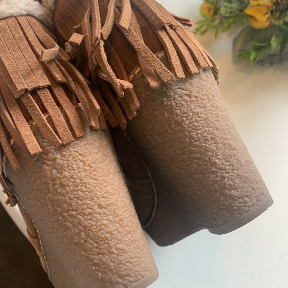 Sz 6 suede sam Eldernan wedges - Picture 8 of 11